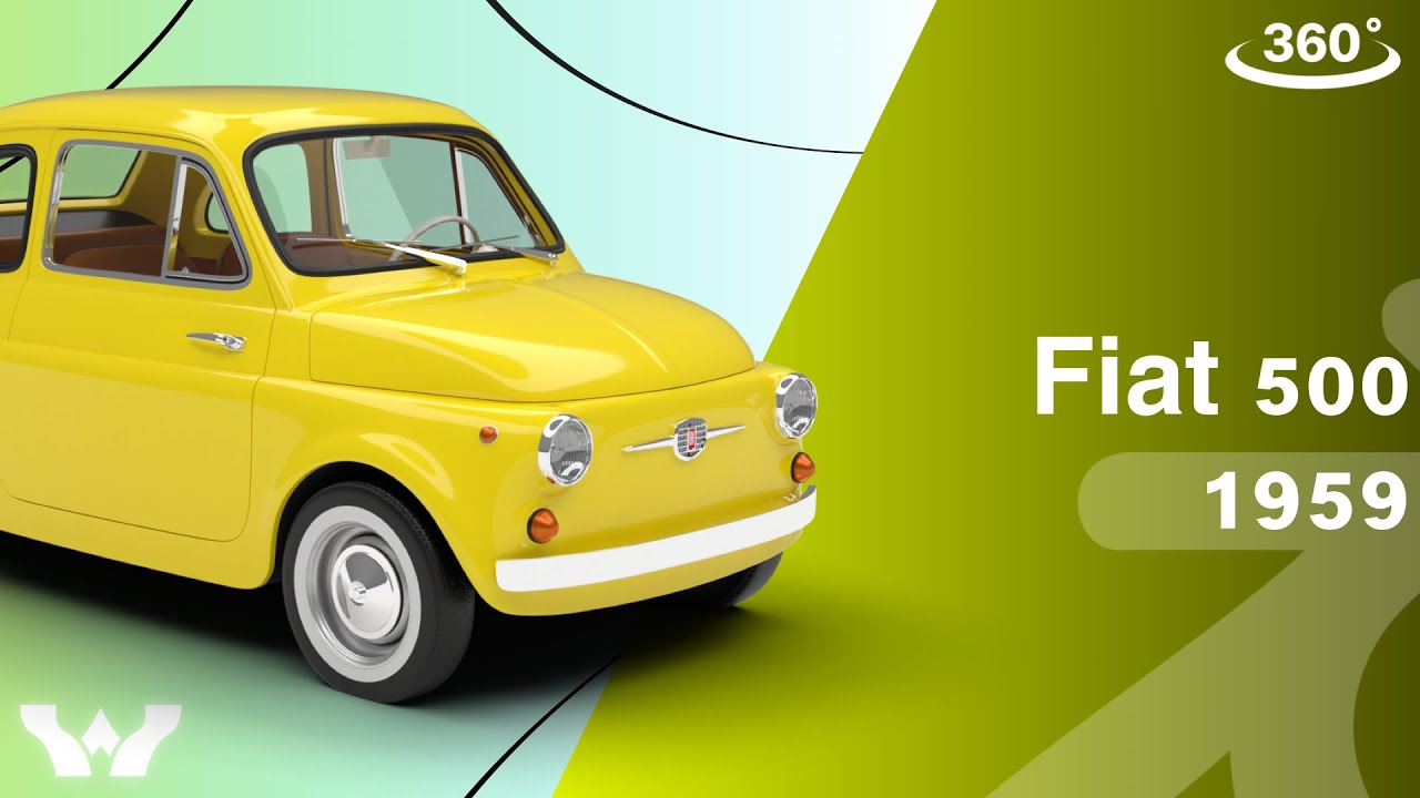 Fiat 500 1959 QG Modelo 3D