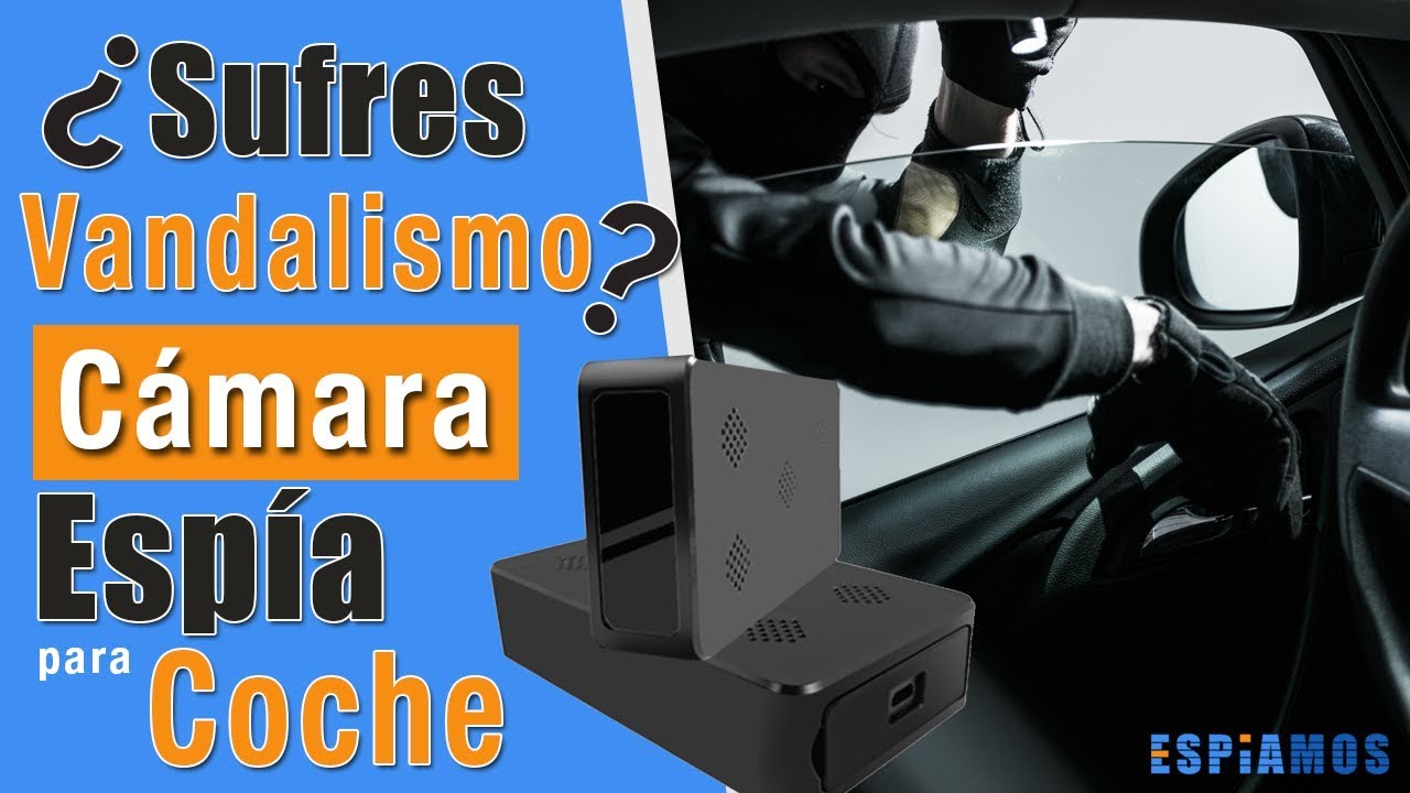 📣 CAMARA ESPIA PARA COCHE con sensor de movimiento 1080p Full HD WIFI de ESPIAMOS.COM 💪