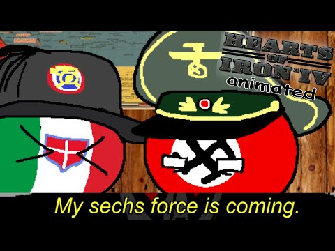 The Sechs Force is Coming - Hoi4 MP In A Nutshell Animated