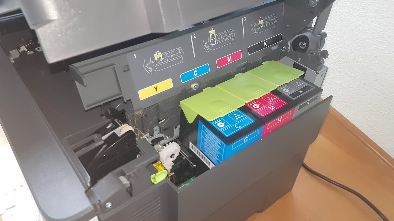 Replacing Toner Sharp MX-C357