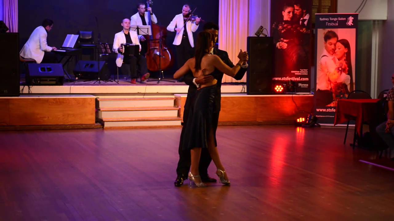Los Totis' Christian Marquez y Virginia Gomez with Solo Tango Orquesta - Farewell Milonga