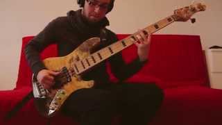 Hiromi - Time and Space (bass cover)