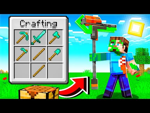COMBINING EVERY ITEM IN MINECRAFT! (overpowered)