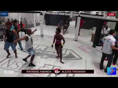 Paraense Rayanne Amanda é finalizada por Burguesinha em disputa do cinturão do Arena Global