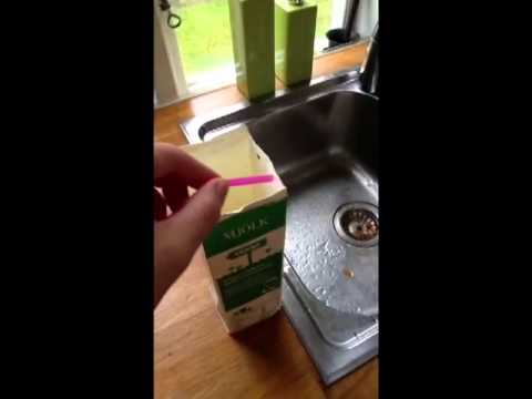 Mjölkkartong hävert