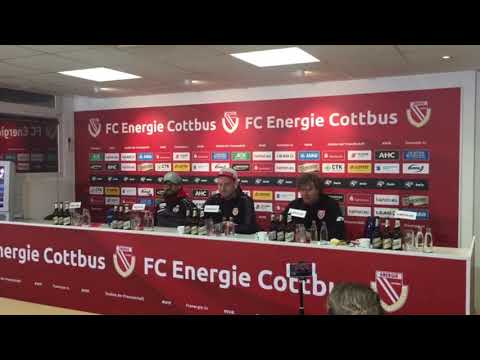 Uerdingerblock FC Energie Cottbus - KFC Uerdingen 05 Pressekonferenz