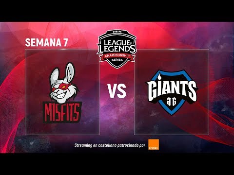 MISFITS VS GIANTS GAMING | LCS EU | Semana 7 | Summer Split [2018]