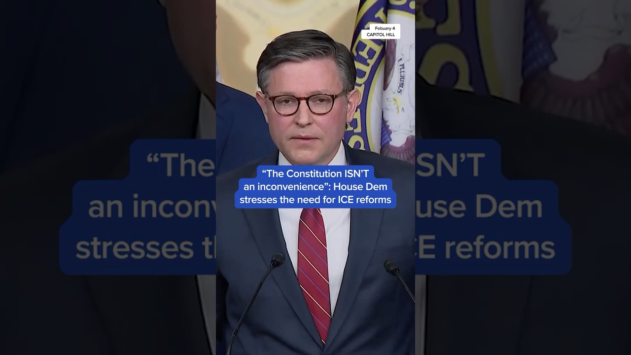 'The Constitution ISN'T an inconvenience': House Dem stresses the need for ICE reform