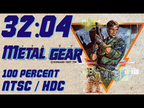 (World Record WR) Metal Gear (MSX) - 100% (PS2 NTSC) - 32:04 RTA