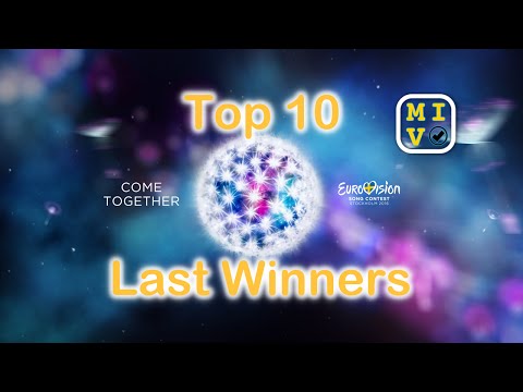 Top 10 Last Winners Eurovision Song Contest │ Max In Vids