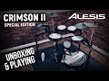 Alesis Crimson II SE electronic drums unboxing & playing