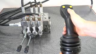 Scanreco JP Joystick mit Walvoil DPX100 3-teilig Steuereinheit f&uuml;r Baumaschinen | Bild 4 - Machineryline