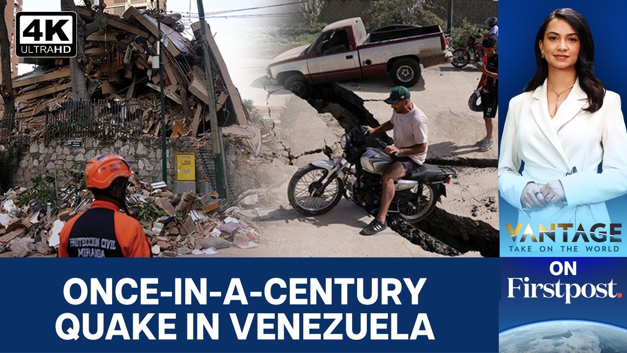 Massive Twin Earthquakes Hit Venezuela; PM Modi, Trump Pledge Help | Vantage on Firstpost | 4K