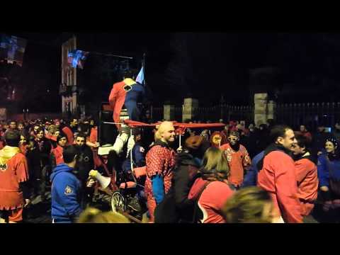 Picche aranceri in corteo - Carnevale Ivrea 2014