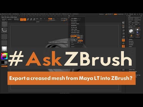 keep crease frome maya to zbrush