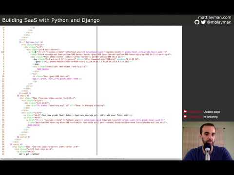 Reordering Models - Building SaaS with Python and Django #80 thumbnail