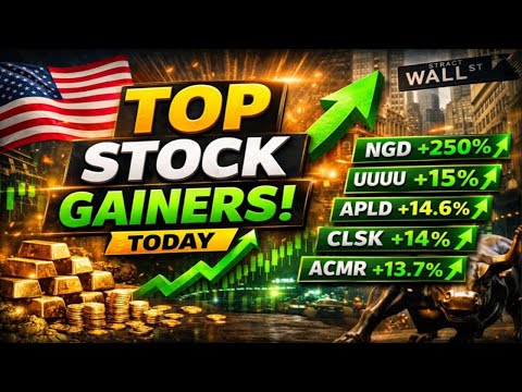Today’s Top 5 Stock Gainers 🚀 | US Stock Market Movers Explained