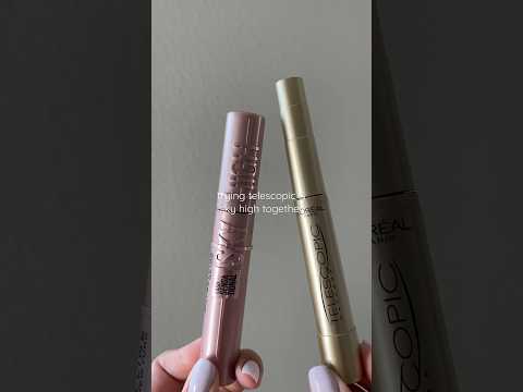 Trying L’oreal Telescopic & Maybelline Sky High Mascara Together #mascara #makeup