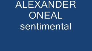 alexander oneal sentimental