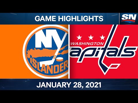 NHL Game Highlights | Islanders vs. Capitals - Jan. 28, 2021