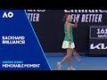 Qinwen Zheng Hits Huge Backand Winner! | Australian Open 2024