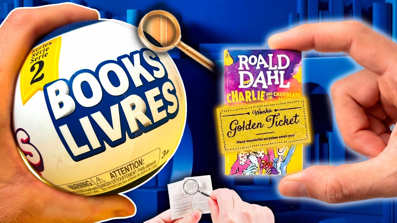 Unboxing Mini Brands Books Series 2 · buscando el ticket de oro
