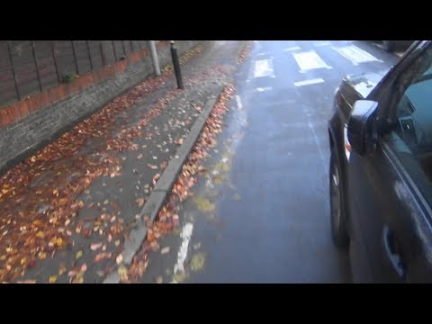 Clipped by Close Passing Land Rover near Richmond Park (RV57 KVY)