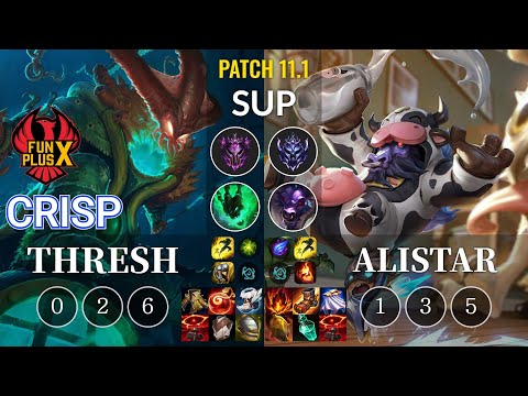 FPX Crisp Thresh vs Alistar Sup - KR Patch 11.1
