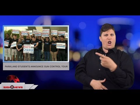 Parkland students announce gun control tour (ASL - 6.4.18)