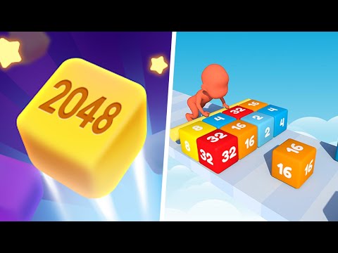2048 Run: Infinity Cube Run vs 2048 Runner - Max Level Gameplay (Part 1)