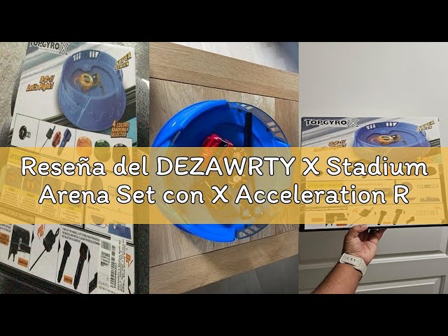Vídeo relacionado con DEZAWRTY Peonza X Set, 6 peonzas de Combate, 2 lanzadores y Arena para 6 niños +