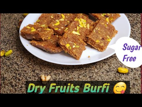 Healthy Dry Fruit Burfi