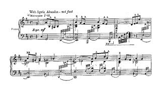 Ervin Nyiregyházi - A Soldier of Fortune (audio + sheet music)