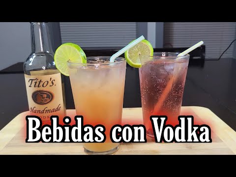 Cómo hacer bebidas con vodka usando 3 ingredientes  🍹
