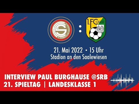 Interview Paul Burghause @SRB vor FCS vs. 1.FC Greiz