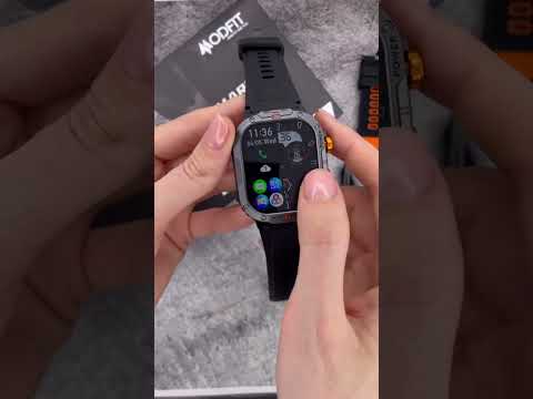 Smart Watch умные часы мужские смарт спортивные со звонком водонепроницаемые с фонариком Modfit Carbon - фото 1 - id-p2554008026