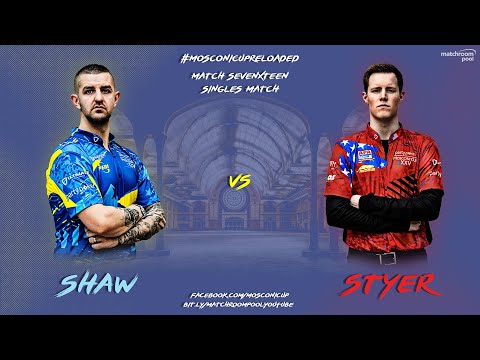 Jayson Shaw vs Tyler Styer | 2018 Mosconi Cup