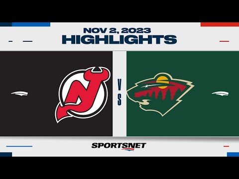 NHL Highlights | Devils vs. Wild - November 2, 2023