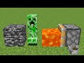 creeper + lava = ???
