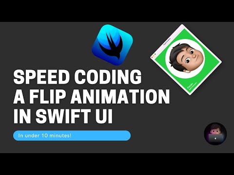 Speed Coding a Flip Animation Swift UI