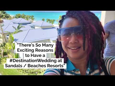 #TVmaTheTea #DestinationWeddings at Beaches on location in Turks & Caicos with Wendy White