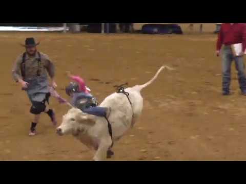 Steer Riding: - 2018 Junior Bull Riding National Finals #NJBRA