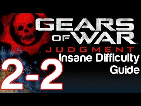 Gears of War Judgment - Insane 3 Star Declassify Challenge Walkthrough - Courtyard (10)