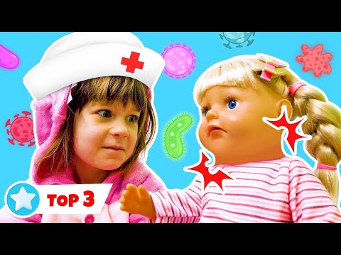 TOP-3 Videos mit Baby Born auf Deutsch. Ich heiße Bianca. Spielspaß mit Bianca und Puppen