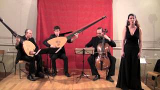 Cavalieri : Dalle piu alte sfere (Pellegrina) Ensemble Anamorphoses : chant, théorbes, cello