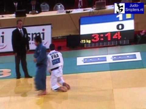 Judo 2009 Paris: Awano (JPN) - Meseguer (FRA) [-73kg].