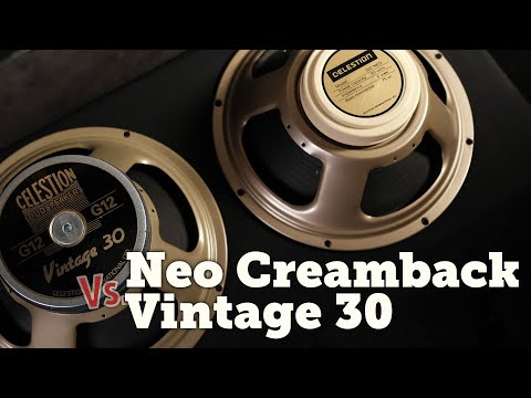Celestion V30 Vs Neo Creamback shootout