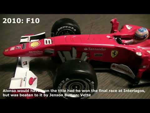 Ferrari F1 1/18 diecast models 2010 – 2014 “The Alonso years”
