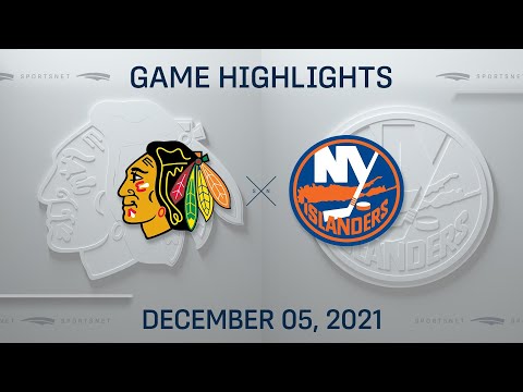 NHL Highlights | Blackhawks vs. Islanders - Dec. 5, 2021