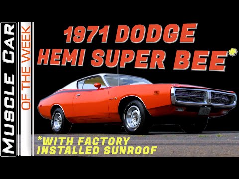 1971 Dodge Super Bee 426 Hemi Sunroof Muscle Car Of The Week Video Episode 314 V8TV